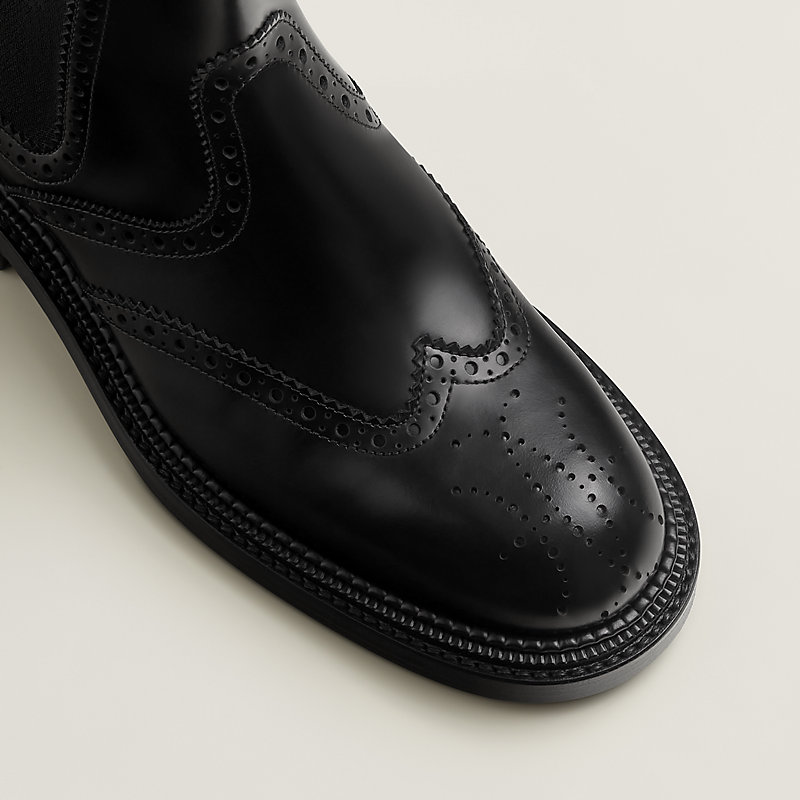 Legacy ankle book - Black | Hermès USA